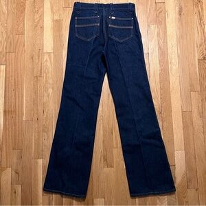 Vintage Lee Womens 29x32 Boot Cut Low Blue Jeans